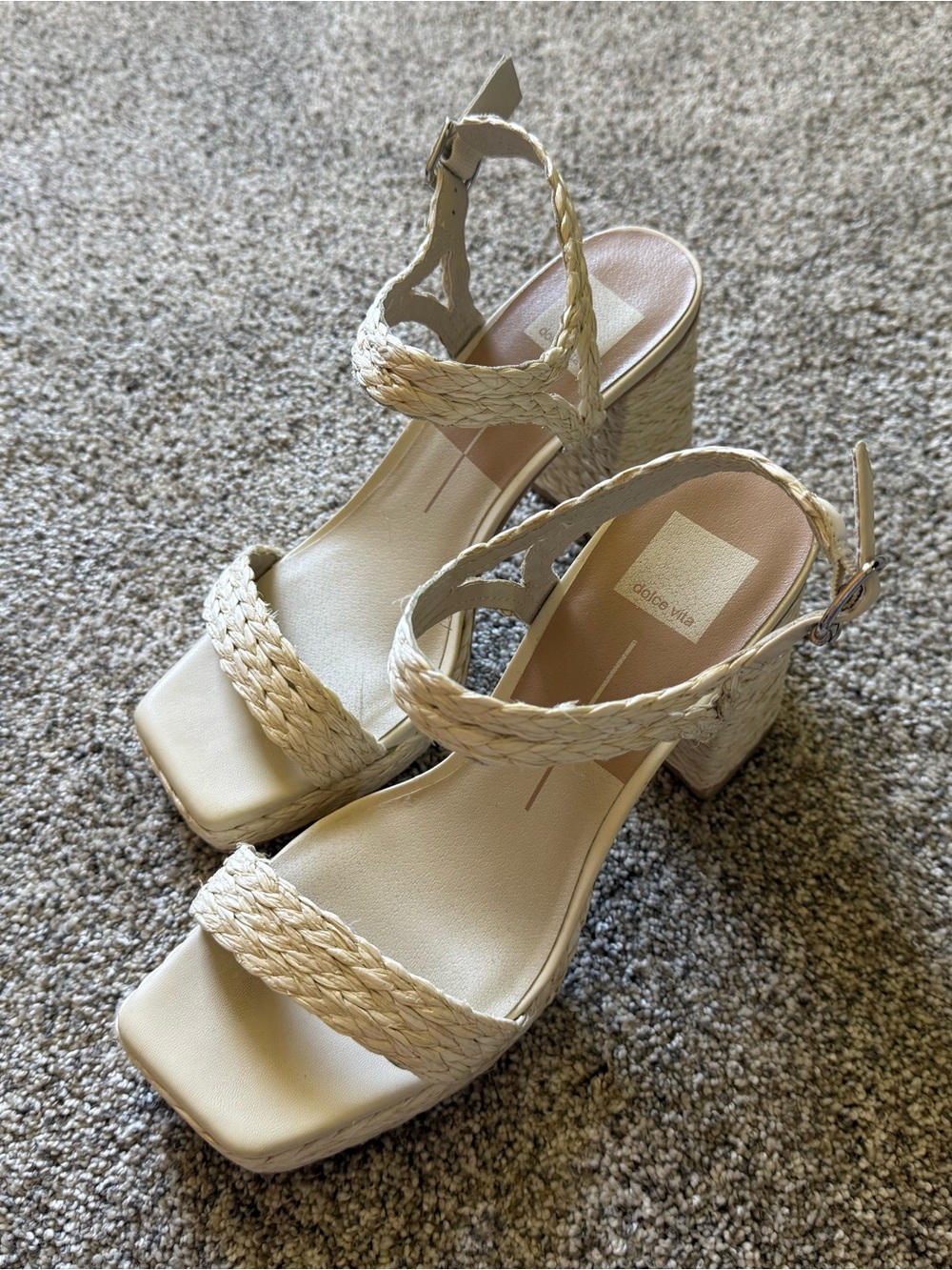 Dolce Vita Braided Platform Block Heel